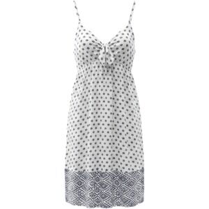 Splendid Sundress Womens XS White Blue Floral Medallion Boho‎ Smocked Mini Dress